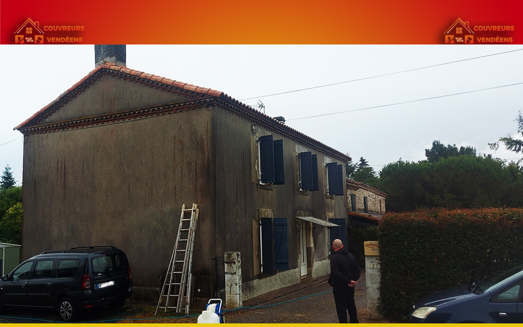 couvreur peintre ravalement vendée Chantonnay